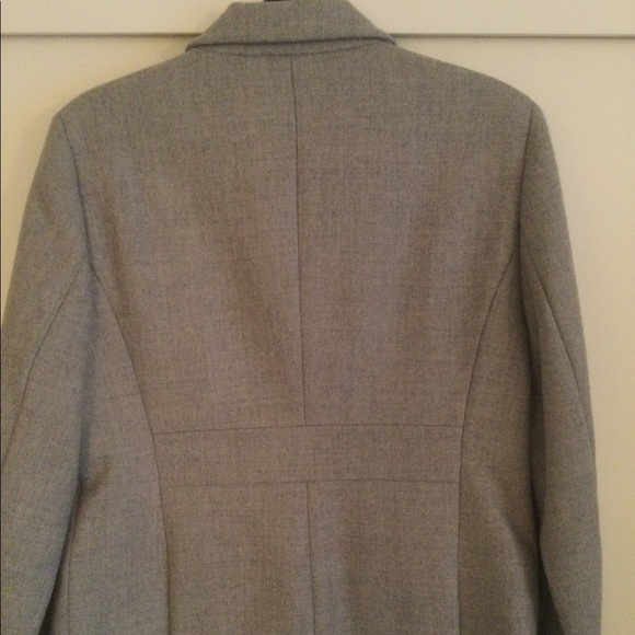 NWOT J. Crew wool grey two button blazer. Size 14. - Picture 2 of 6
